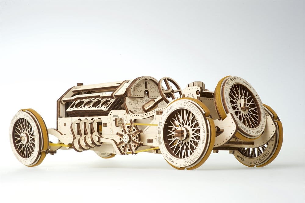 Ugears 3D-Holzpuzzle U-9 Grand Prix Auto Image 9