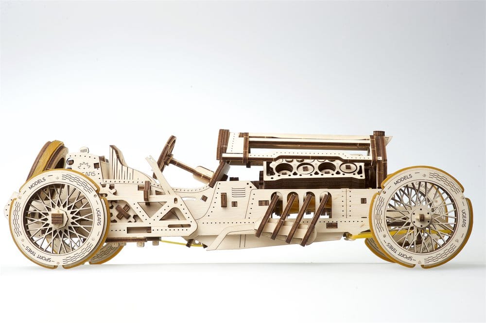 Ugears 3D-Holzpuzzle U-9 Grand Prix Auto Image 13