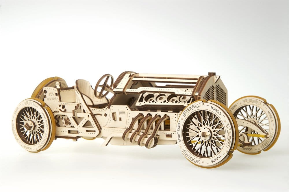 Ugears 3D-Holzpuzzle U-9 Grand Prix Auto Image 16