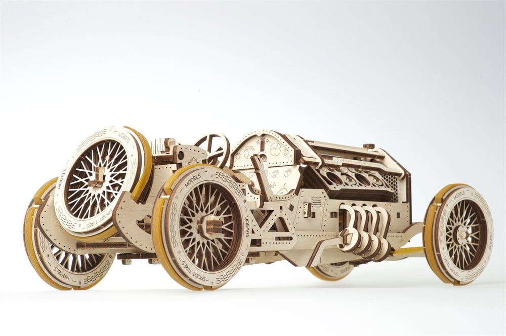 Ugears 3D-Holzpuzzle U-9 Grand Prix Auto Image 20