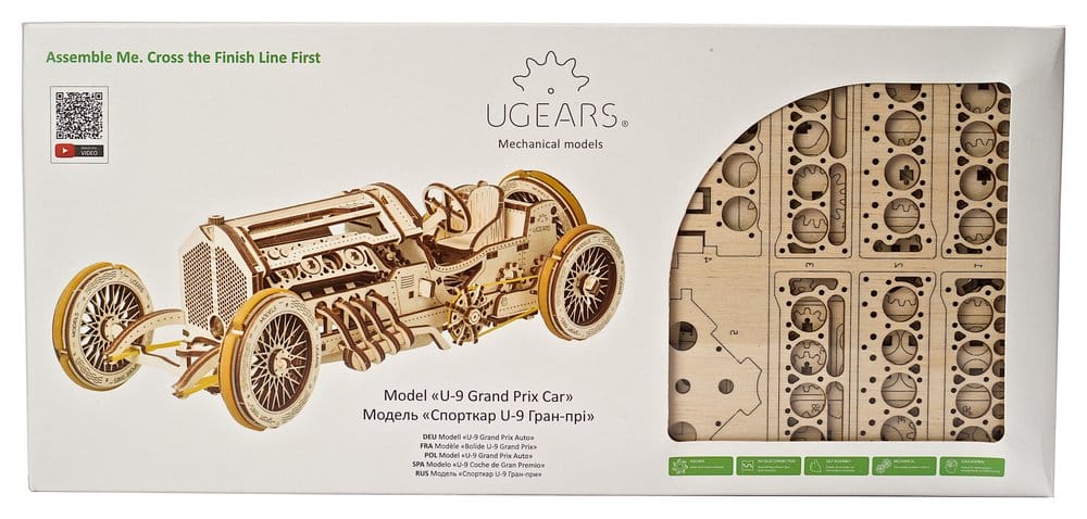 Ugears 3D-Holzpuzzle U-9 Grand Prix Auto Image 23