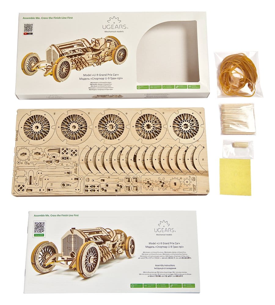 Ugears 3D-Holzpuzzle U-9 Grand Prix Auto Image 25