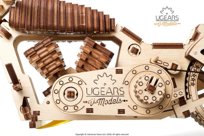 Ugears 3D-Holzpuzzle Motorrad VM-02 Image 2