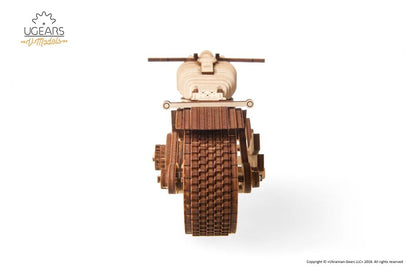 Ugears 3D-Holzpuzzle Motorrad VM-02 Image 3