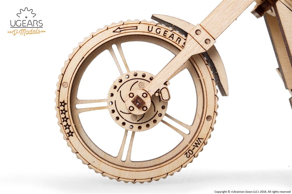Ugears 3D-Holzpuzzle Motorrad VM-02 Image 4