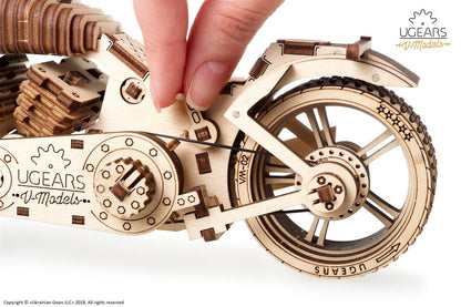 Ugears 3D-Holzpuzzle Motorrad VM-02 Image 5
