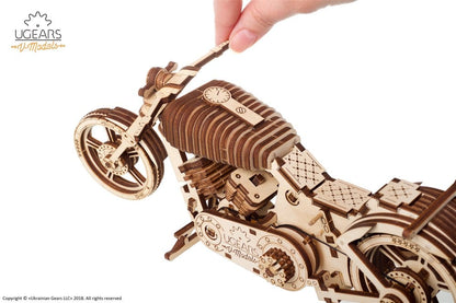 Ugears 3D-Holzpuzzle Motorrad VM-02 Image 6