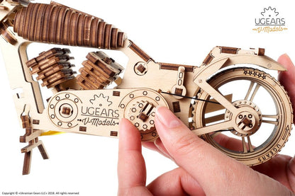 Ugears 3D-Holzpuzzle Motorrad VM-02 Image 7