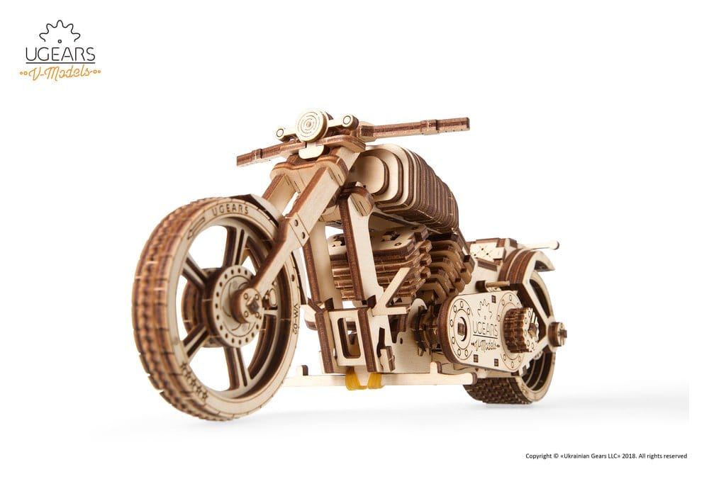 Ugears 3D-Holzpuzzle Motorrad VM-02 Image 8