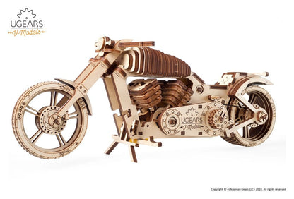 Ugears 3D-Holzpuzzle Motorrad VM-02 Image 9