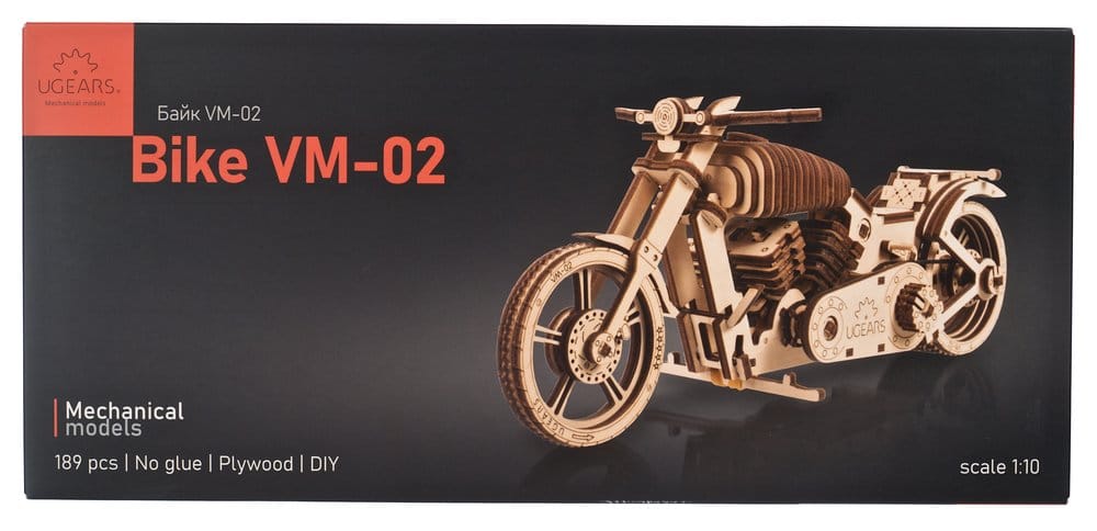 Ugears 3D-Holzpuzzle Motorrad VM-02 Image 12