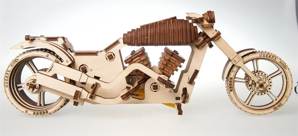 Ugears 3D-Holzpuzzle Motorrad VM-02 Image 18