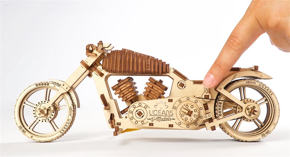 Ugears 3D-Holzpuzzle Motorrad VM-02 Image 26