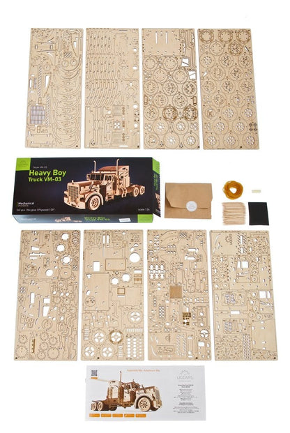 Ugears 3D-Holzpuzzle Heavy Boy Truck VM-03 Image 4