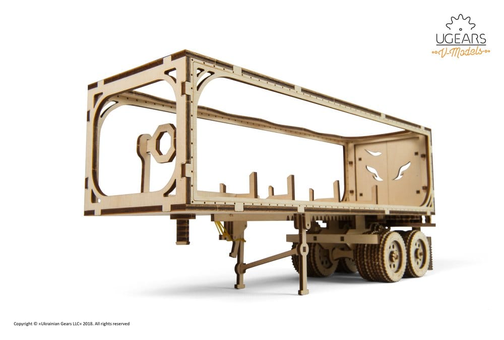 Ugears 3D-Holzpuzzle Anhänger für Heavy Boy Truck VM-03 Image 9