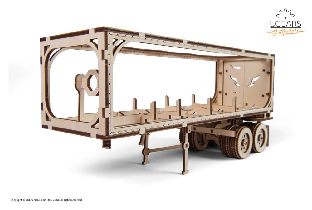 Ugears 3D-Holzpuzzle Anhänger für Heavy Boy Truck VM-03 Image 10
