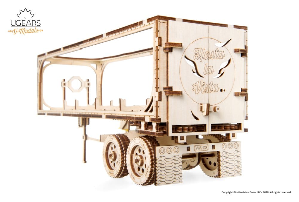 Ugears 3D-Holzpuzzle Anhänger für Heavy Boy Truck VM-03 Image 15