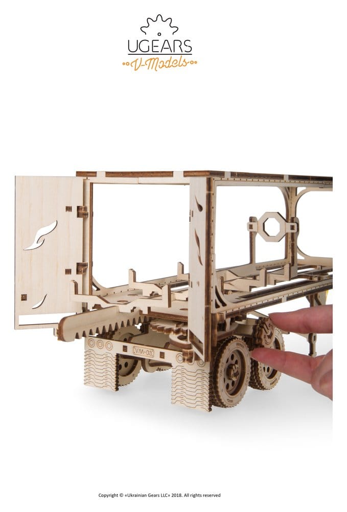 Ugears 3D-Holzpuzzle Anhänger für Heavy Boy Truck VM-03 Image 16