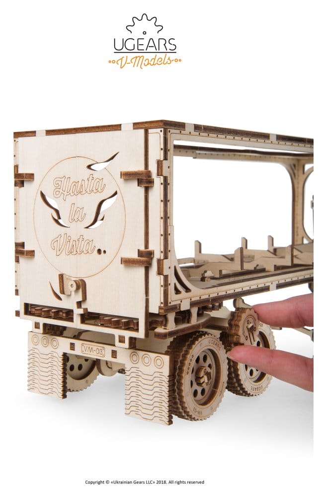 Ugears 3D-Holzpuzzle Anhänger für Heavy Boy Truck VM-03 Image 17