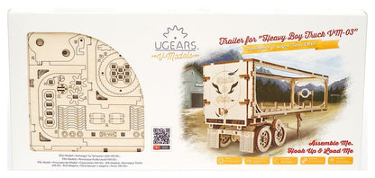 Ugears 3D-Holzpuzzle Anhänger für Heavy Boy Truck VM-03 Image 21