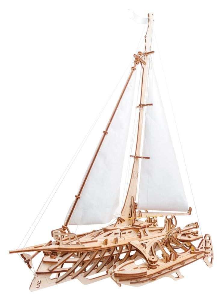 Ugears 3D-Holzpuzzle Trimaran Merihobus Image 1