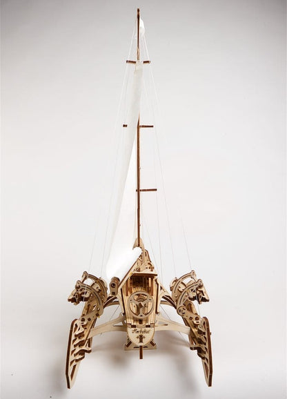 Ugears 3D-Holzpuzzle Trimaran Merihobus Image 5