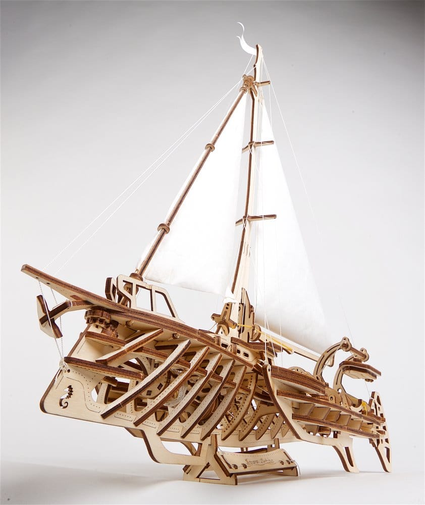 Ugears 3D-Holzpuzzle Trimaran Merihobus Image 7