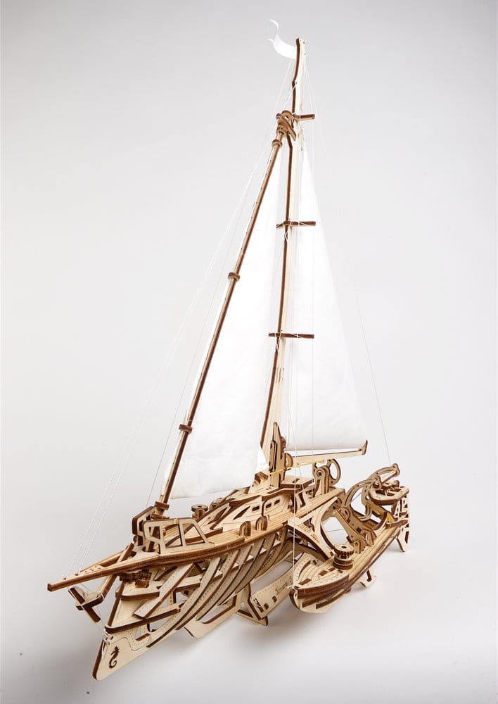Ugears 3D-Holzpuzzle Trimaran Merihobus Image 8
