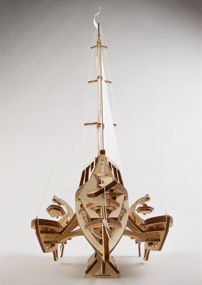 Ugears 3D-Holzpuzzle Trimaran Merihobus Image 9