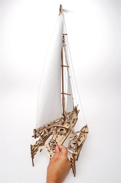 Ugears 3D-Holzpuzzle Trimaran Merihobus Image 11