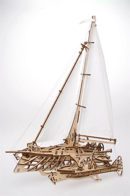 Ugears 3D-Holzpuzzle Trimaran Merihobus Image 14
