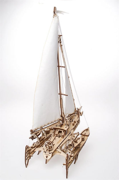 Ugears 3D-Holzpuzzle Trimaran Merihobus Image 15