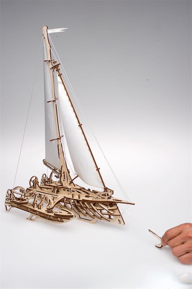 Ugears 3D-Holzpuzzle Trimaran Merihobus Image 17
