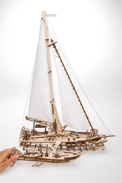 Ugears 3D-Holzpuzzle Trimaran Merihobus Image 19