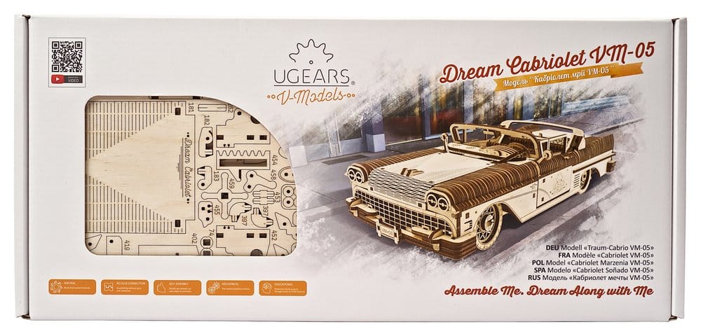 Ugears 3D-Holzpuzzle Traum-Cabrio VM-05 Image 2
