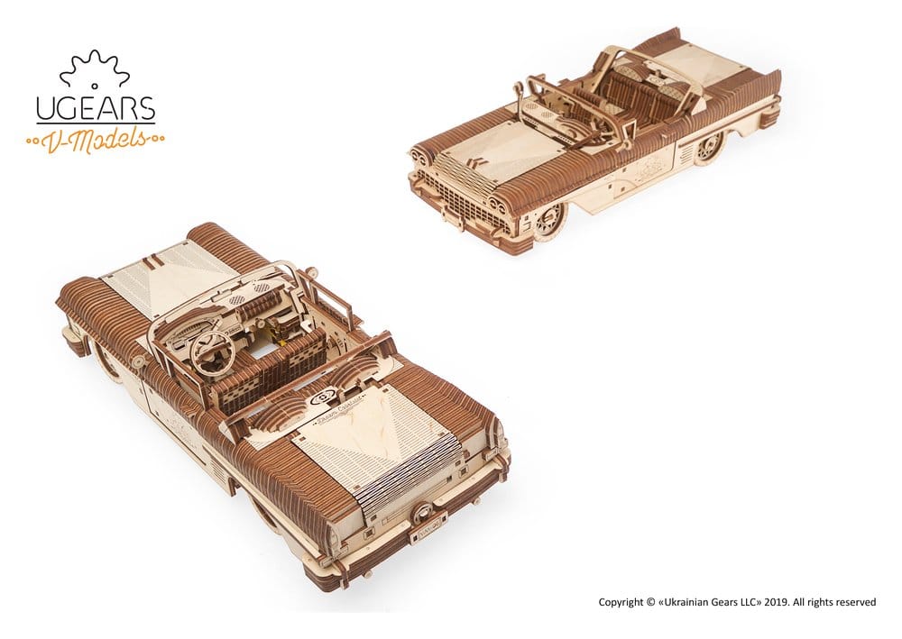 Ugears 3D-Holzpuzzle Traum-Cabrio VM-05 Image 6