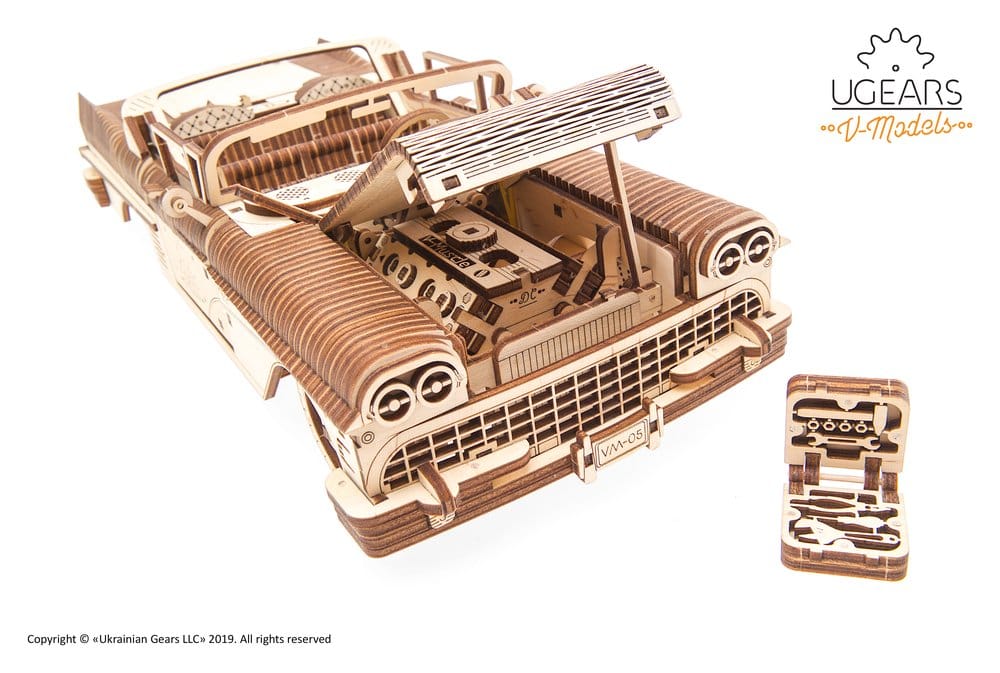 Ugears 3D-Holzpuzzle Traum-Cabrio VM-05 Image 8