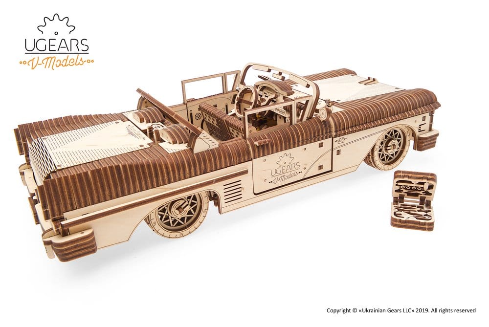Ugears 3D-Holzpuzzle Traum-Cabrio VM-05 Image 9