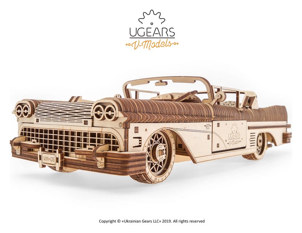 Ugears 3D-Holzpuzzle Traum-Cabrio VM-05 Image 10