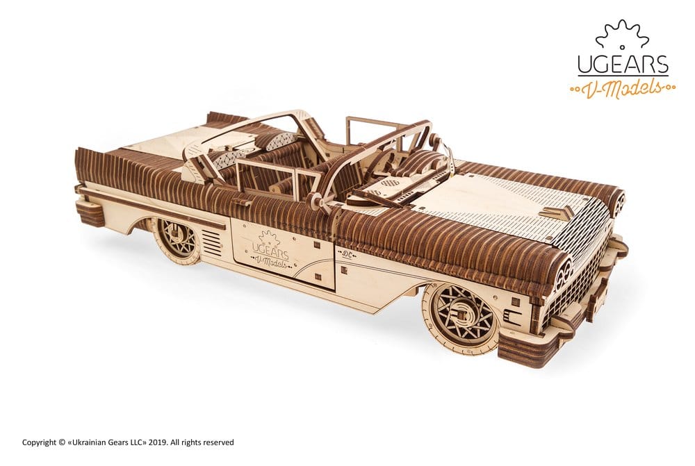 Ugears 3D-Holzpuzzle Traum-Cabrio VM-05 Image 11