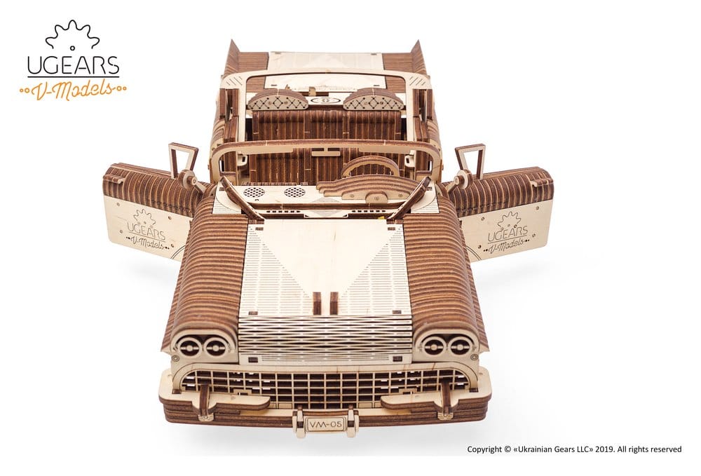 Ugears 3D-Holzpuzzle Traum-Cabrio VM-05 Image 12