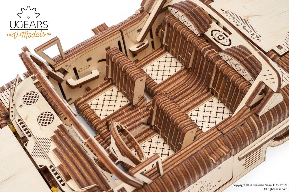Ugears 3D-Holzpuzzle Traum-Cabrio VM-05 Image 16