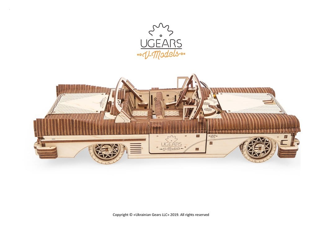 Ugears 3D-Holzpuzzle Traum-Cabrio VM-05 Image 18