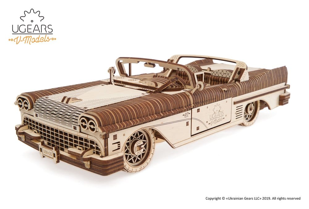 Ugears 3D-Holzpuzzle Traum-Cabrio VM-05 Image 22