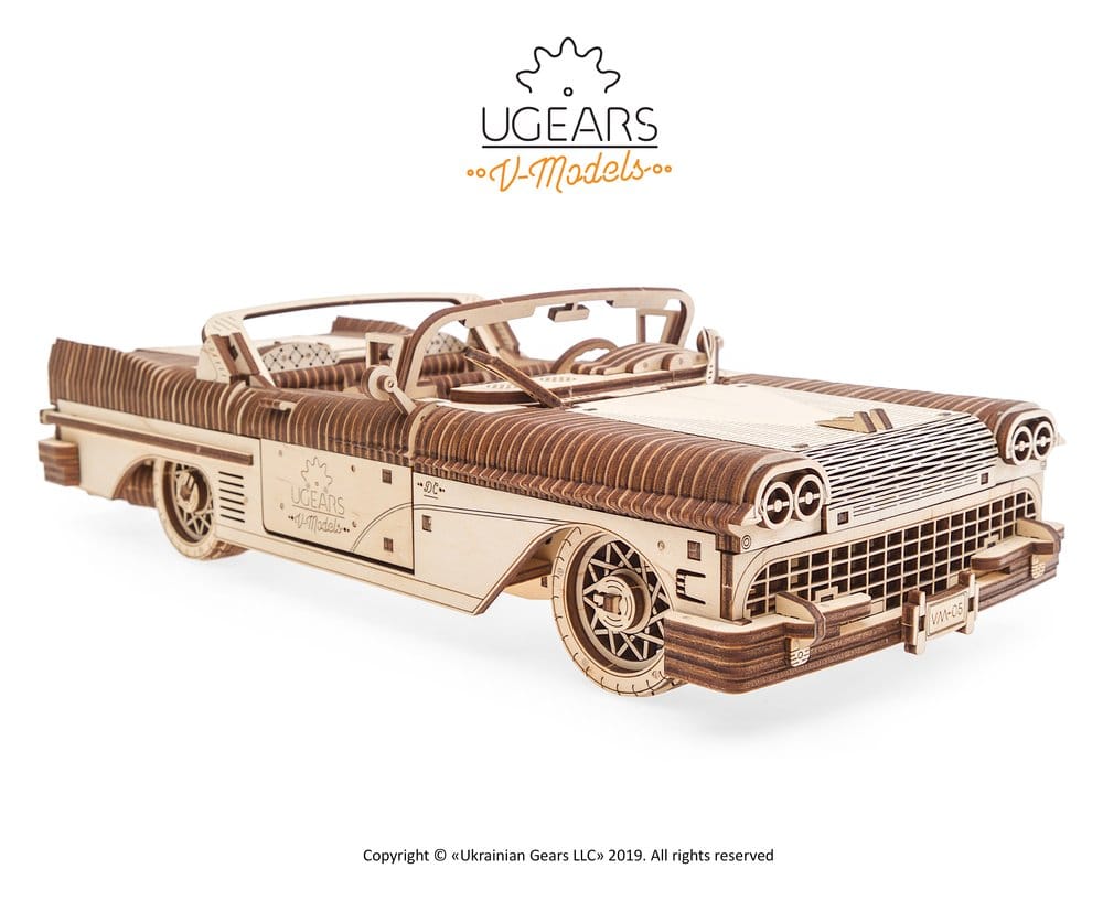 Ugears 3D-Holzpuzzle Traum-Cabrio VM-05 Image 24