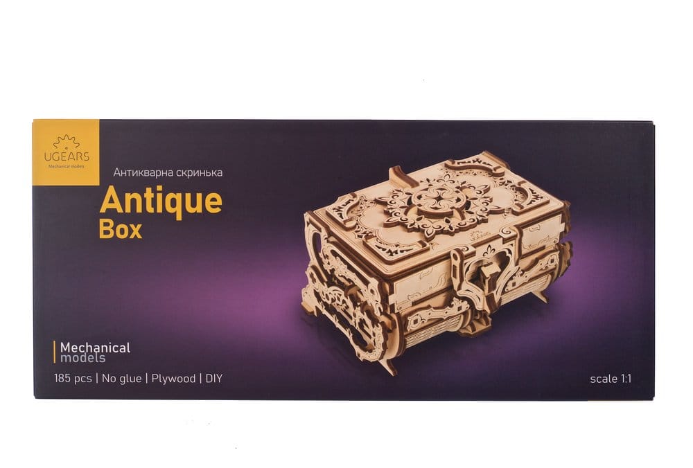 Ugears 3D-Holzpuzzle Antik-Schatulle Image 2