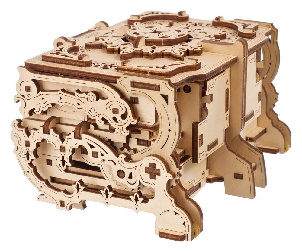 Ugears 3D-Holzpuzzle Antik-Schatulle Image 12
