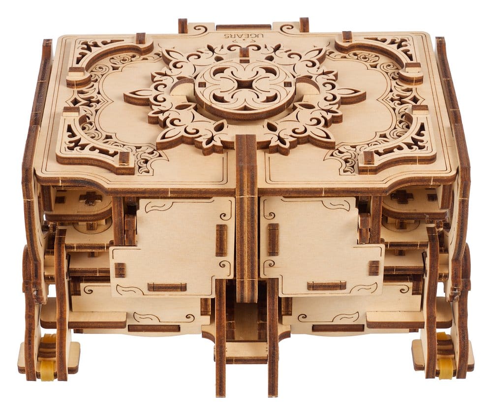 Ugears 3D-Holzpuzzle Antik-Schatulle Image 16