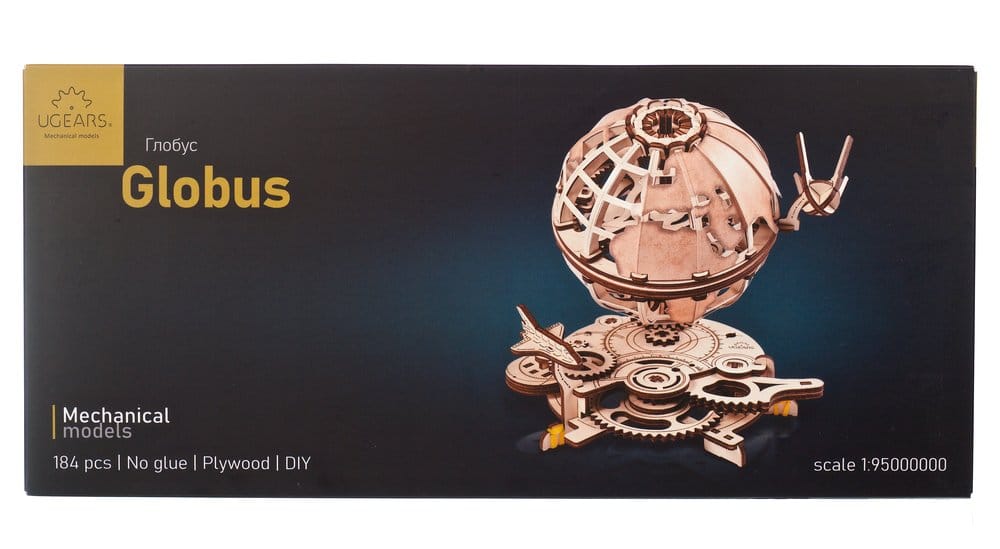 Ugears 3D-Holzpuzzle Globus Image 2