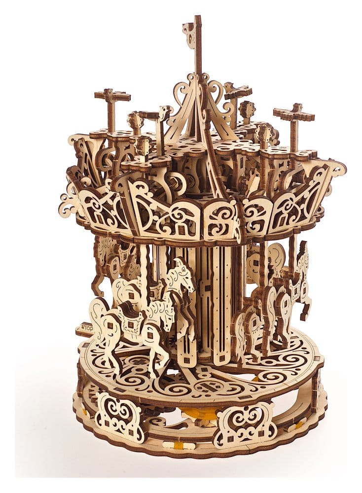 Ugears 3D-Holzpuzzle Karussell Image 7